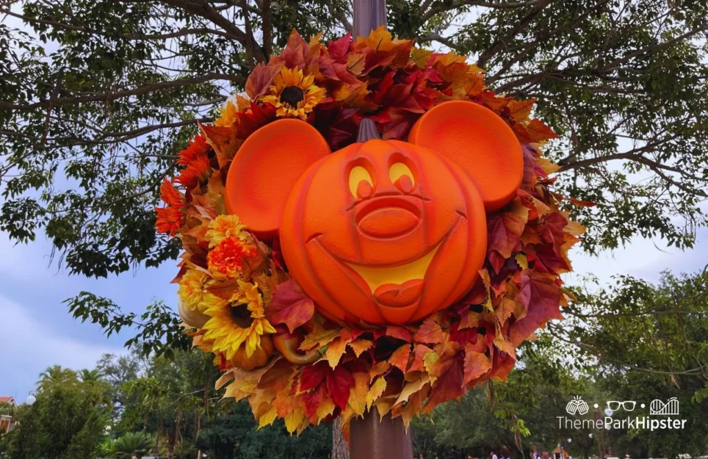 Mickey's Not So Scary Halloween Party at Disney's Magic Kingdom Theme Park Pumpkin Mickey Mouse. Keep reading to know what to pack and what to wear to Disney World in October for your packing list.