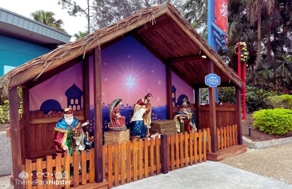 SeaWorld Orlando Christmas Celebration Nativity Scene. Keep reading to find out all you need to know about SeaWorld Orlando special events. 