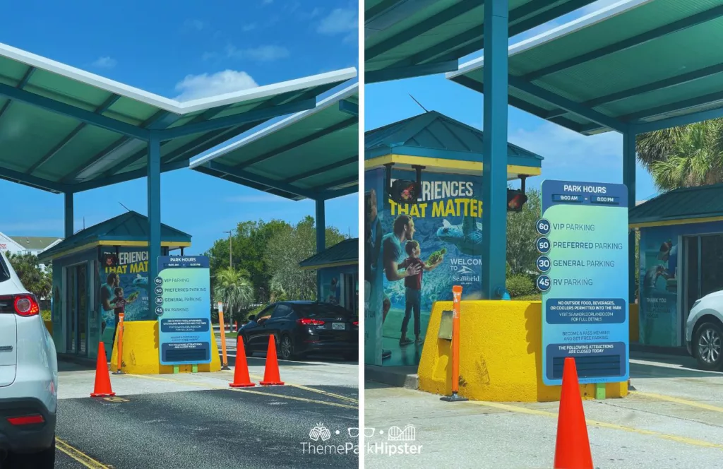 SeaWorld Orlando Resort Parking Cost