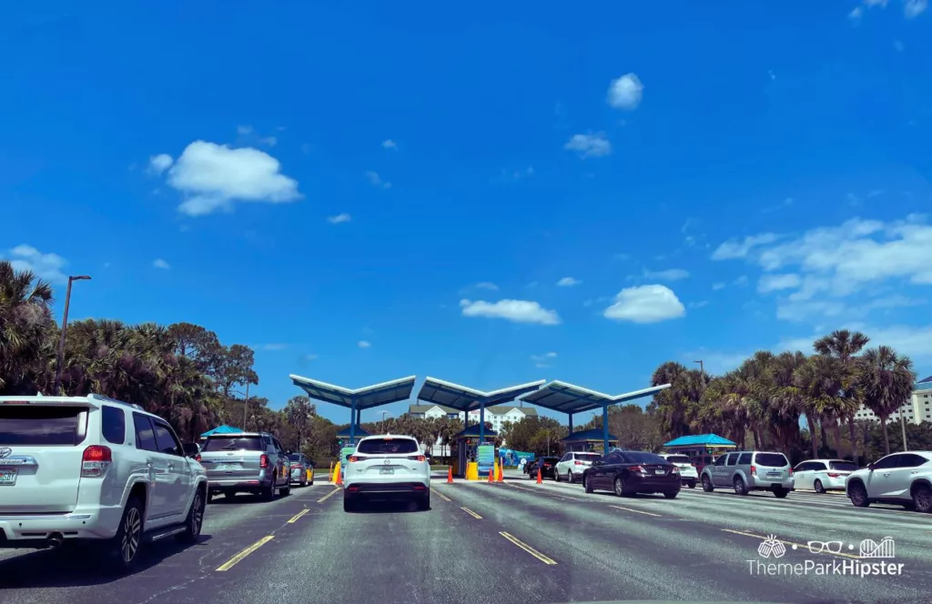 SeaWorld Orlando Resort Parking Gate Entrance