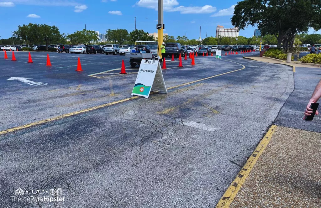 SeaWorld Orlando Resort Parking Lot Preferred Parking