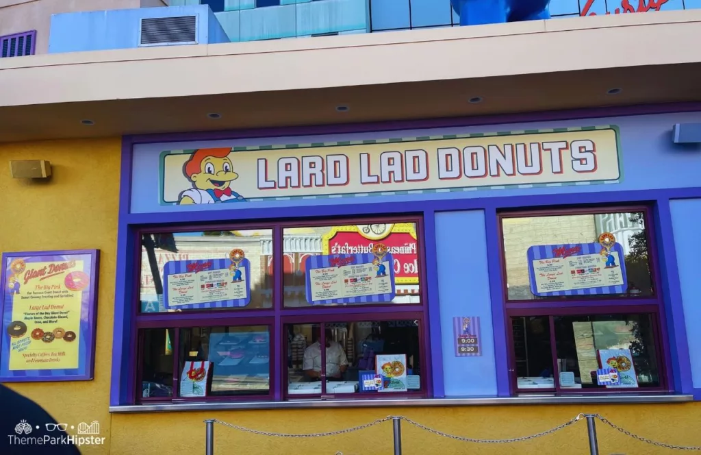 Universal Studios Hollywood Simpsons Land Springfield USA Lard Lad Donuts