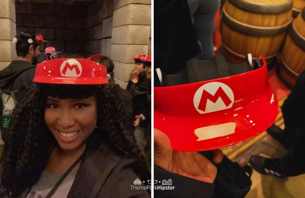 Universal Studios Hollywood Super Nintendo World Mario Kart Bowsers Challenge Ride NikkyJ with VR hat