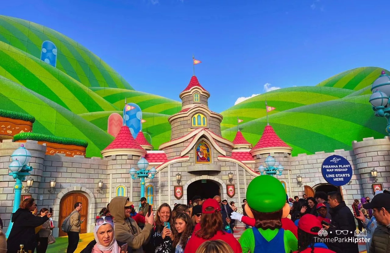 Universal Studios Hollywood Super Nintendo World Princess Peach Castle