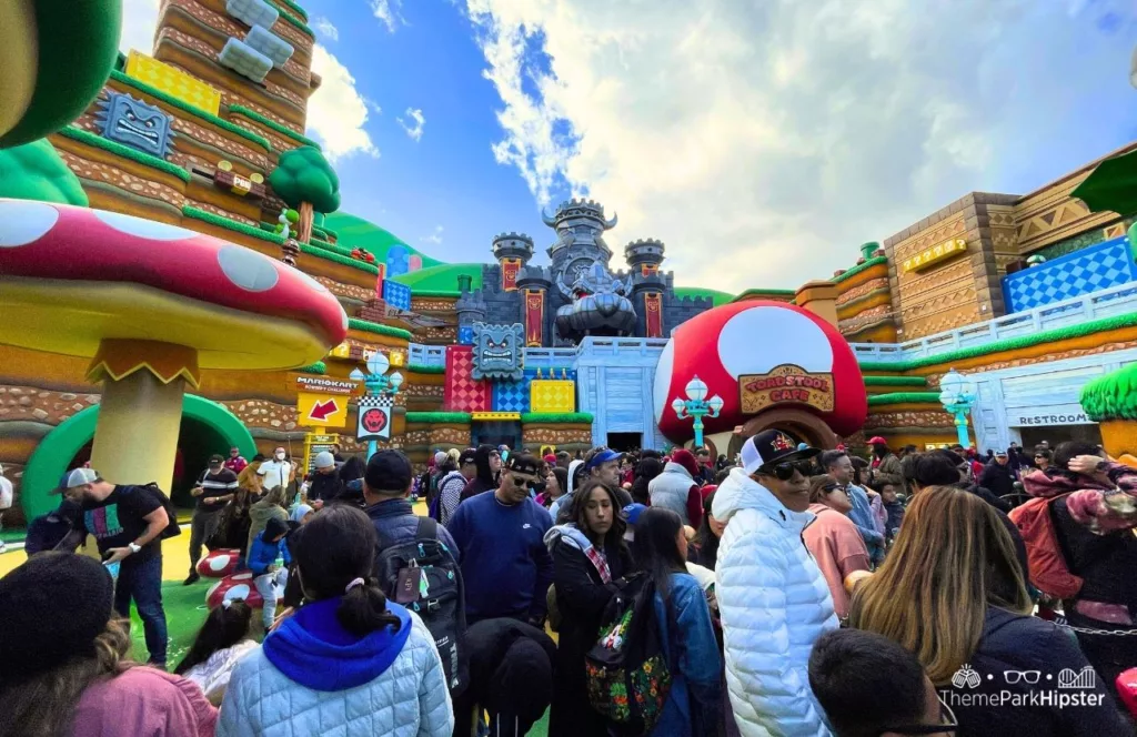 Universal Studios Hollywood Super Nintendo World Toadstool Cafe. Keep reading to get the best Universal Studios Hollywood Tips, Tricks and Secrets!