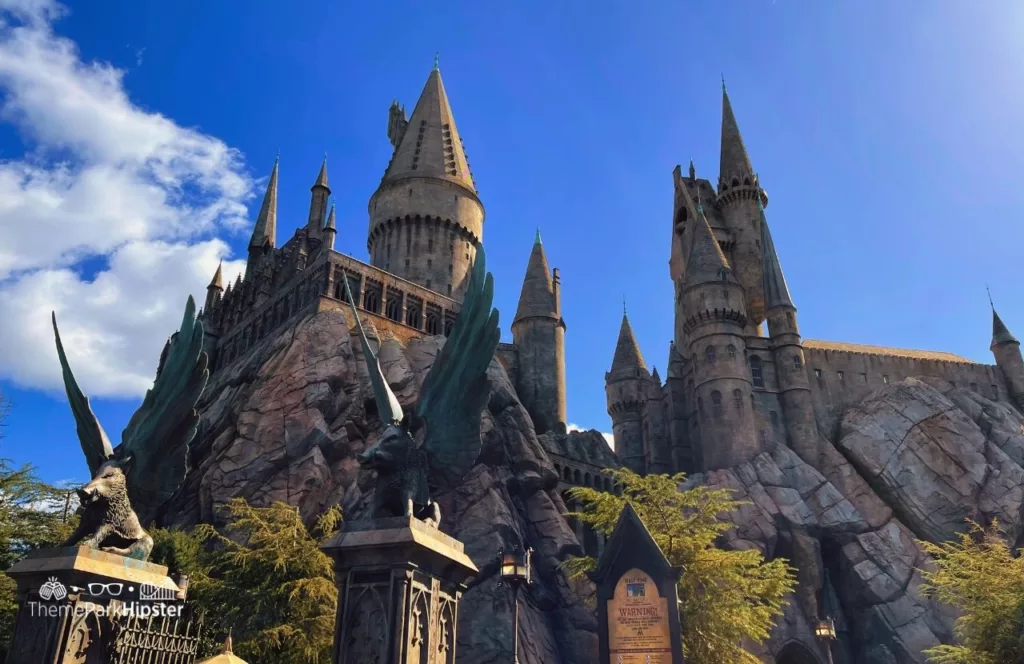 Universal Studios Hollywood Wizarding World of Harry Potter Hogwarts Castle. Keep reading to get the full guide on which is better Disneyland vs Universal Studios Hollywood.