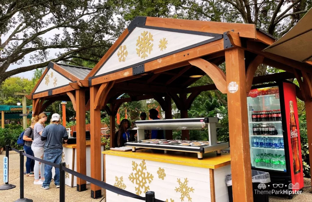 Busch Gardens Tampa Bay Christmas Town Food Booth