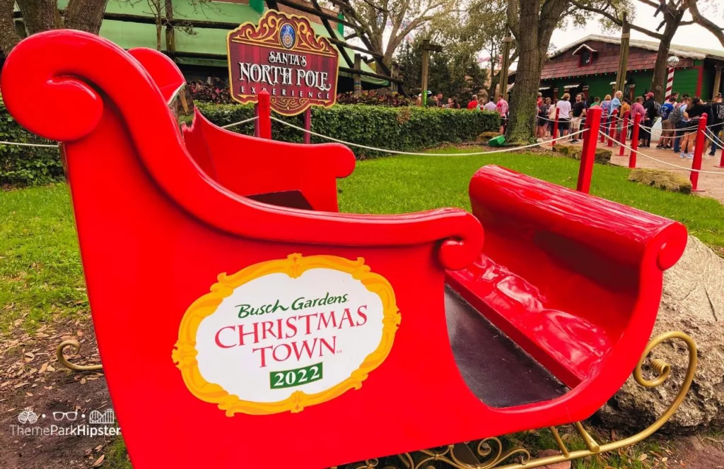 Busch Gardens Tampa Bay Christmas Town Santas North Pole Experience