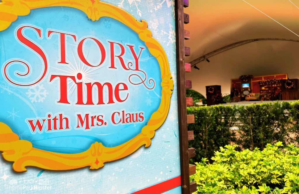 2023 Busch Gardens Tampa Bay Christmas Town Story Time with Mrs Santa Claus