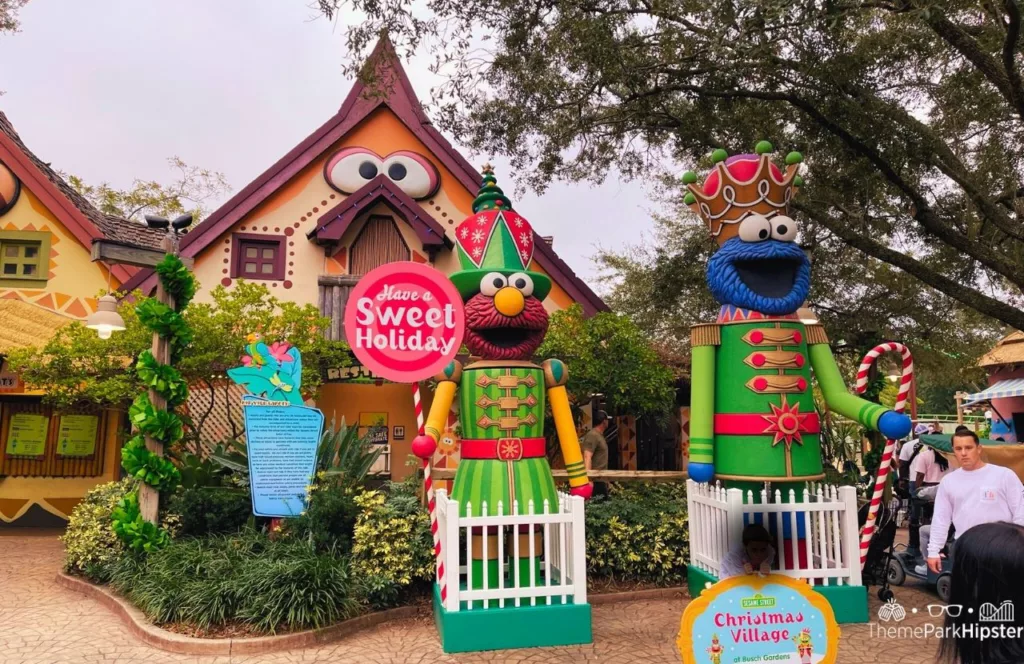 2023 Busch Gardens Tampa Bay Christmas Town in Sesame Street Village