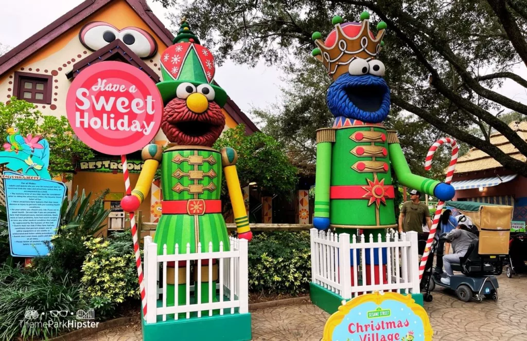 Busch Gardens Tampa Bay Christmas Town in Sesame Street Village