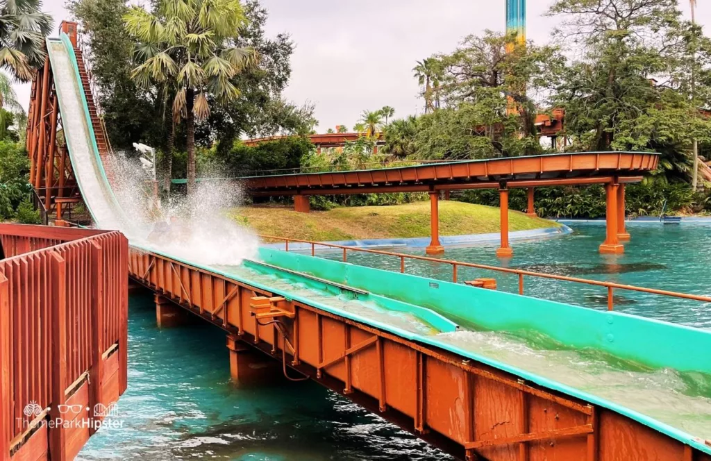 Busch Gardens Tampa Bay Stanley Flume Water Ride. One of the best things to do at Busch Gardens Tampa for adults.