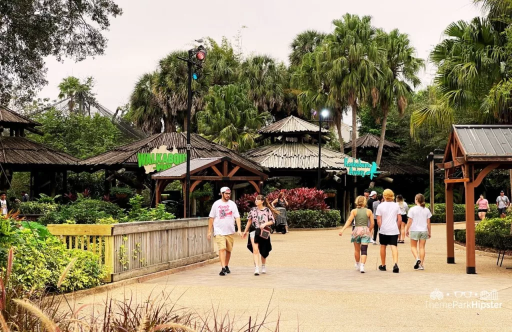 Busch Gardens Tampa Bay Walkabout Way Kangaroo Tour Area