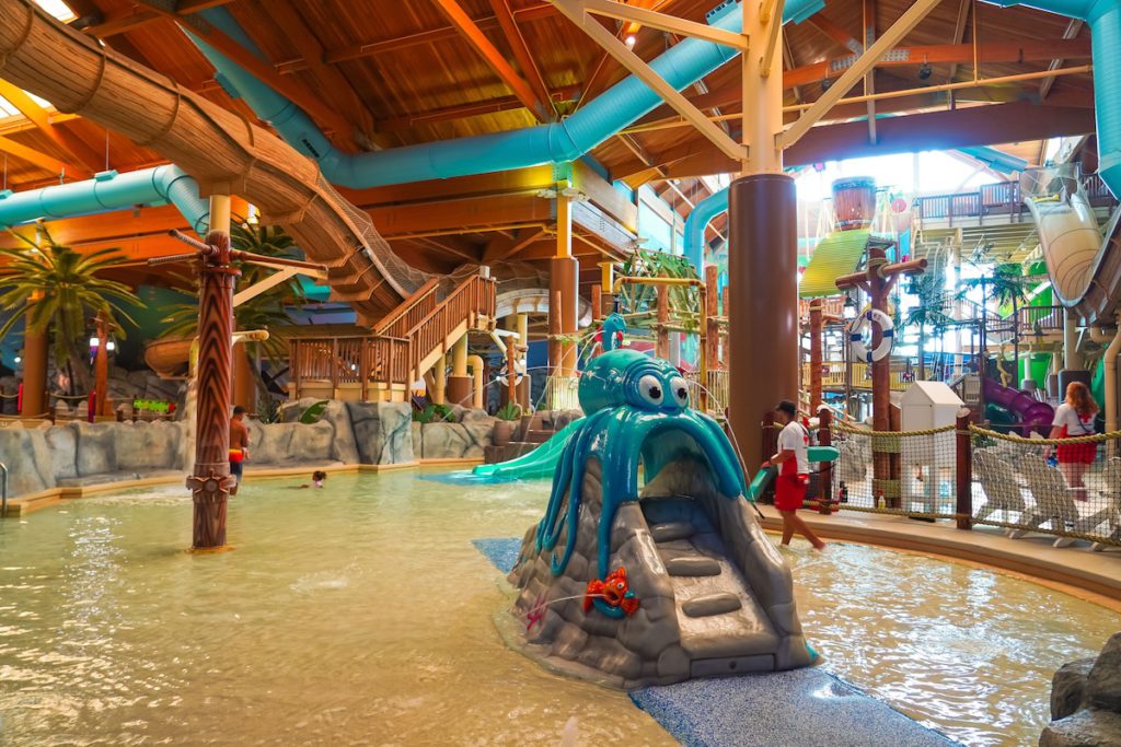 Castaway Bay Resort Water Park. One of the best places to stay at Cedar Point in Sandusky, Ohio.