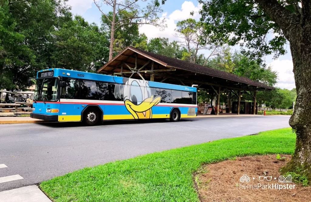 Disney Wilderness Lodge Resort Bus Transportation to Hoop Dee Doo Musical Revue