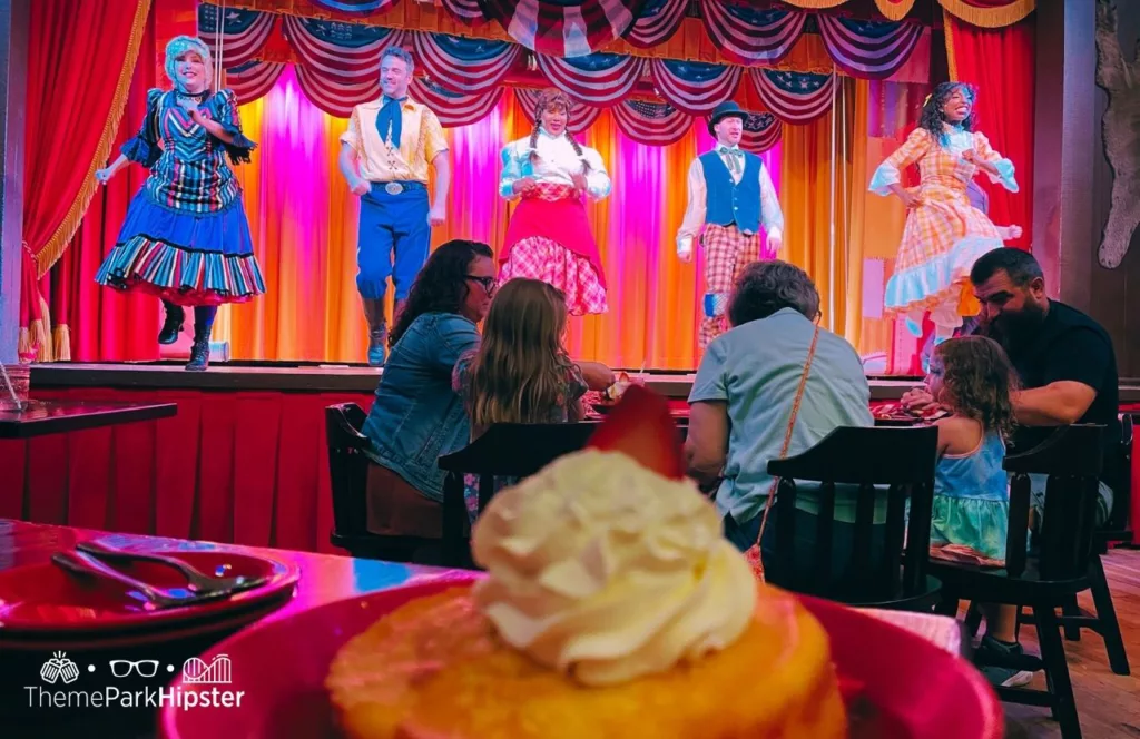 Disney Wilderness Lodge Resort Hoop Dee Doo Musical Revue Strawberry Shortcake. Keep reading to learn how to do Thanksgiving Day Dinner at Disney World.