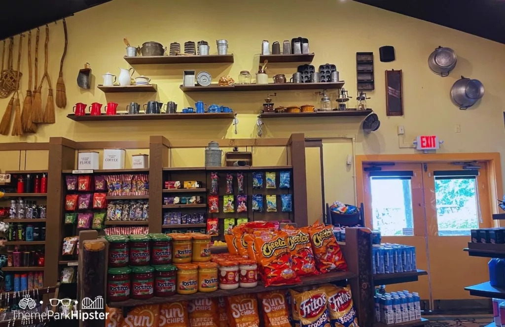 Disney Wilderness Lodge Resort Settlement Trading Post Store snacks