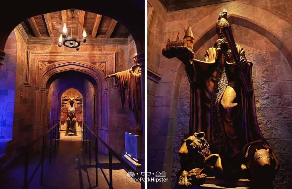 Universal Orlando Resort Wizarding World of Harry Potter and the Forbidden Journey Ride in Hogwarts Castle Islands of Adventure Hogsmeade