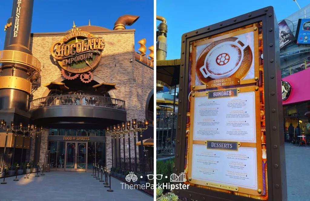 Universal Studios Hollywood CityWalk Toothsome Chocolate Emporium Menu. Keep reading to get the full Guide to Parking at Universal Studios Hollywood with FREE Options and Prices.