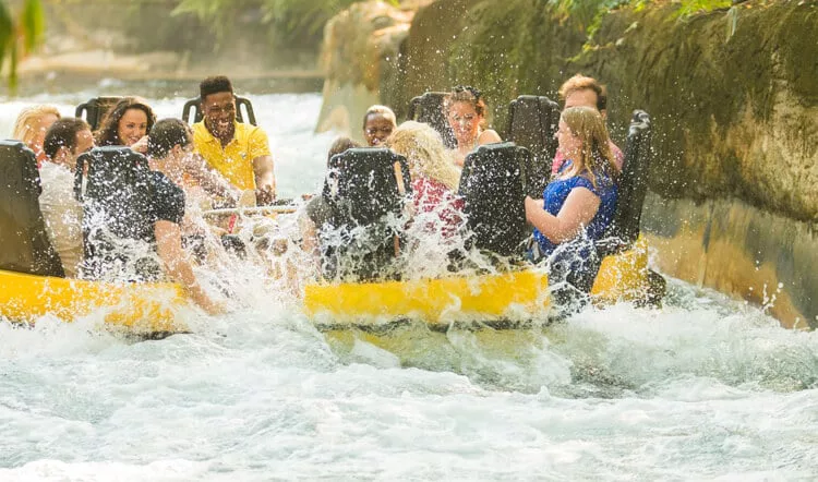 Busch Gardens Congo River Rapids. One of the best rides at Busch Gardens Tampa Bay Florida.