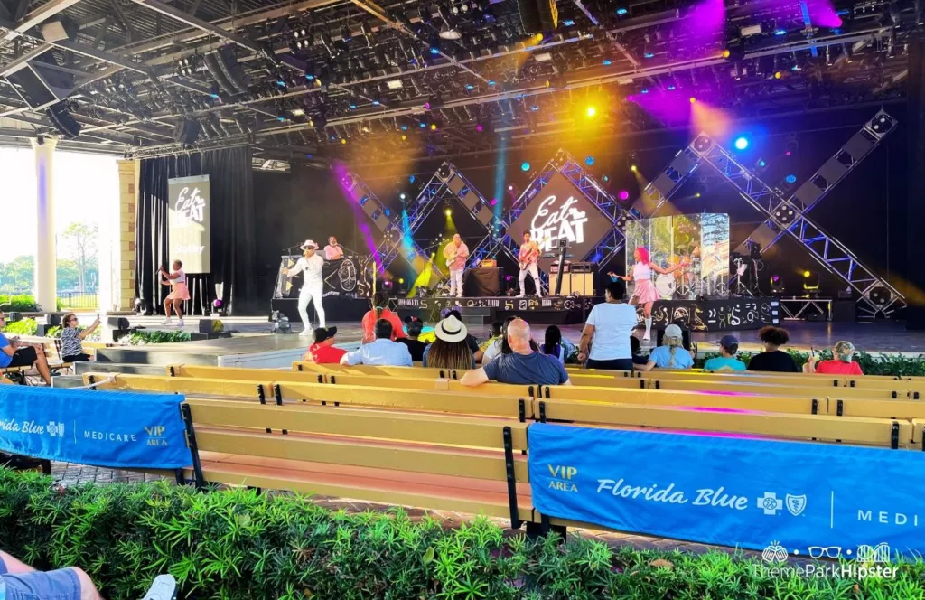 Epcot Food and Wine Festival at Disney World Eat to the Beat Concert with Stokley from Mint Condition