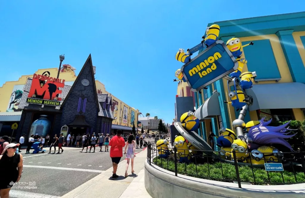 Universal Studios Florida Minion Land. Keep reading to get the best rides at Universal Studios Orlando for a solo trip.