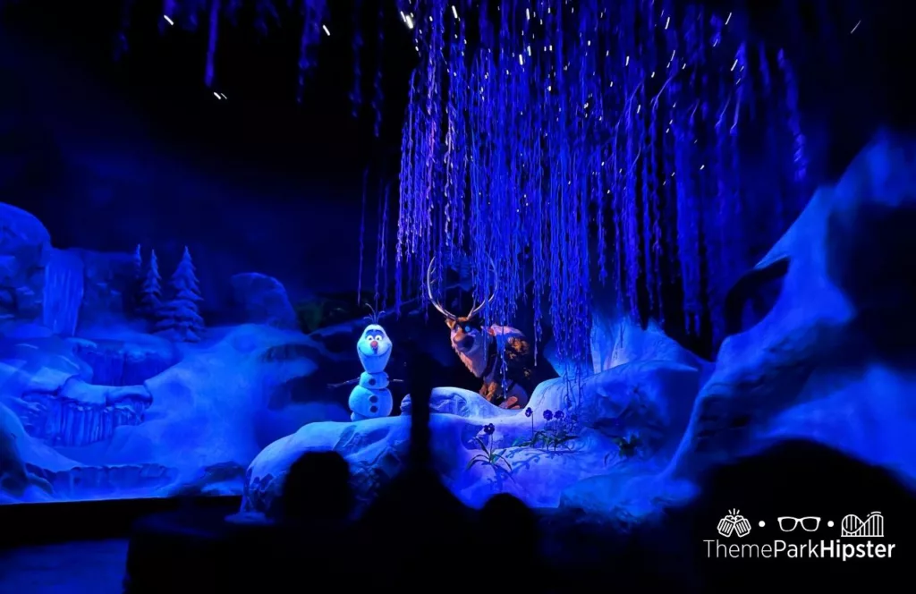 Frozen Ever After Ride at Disney's Epcot with Olaf