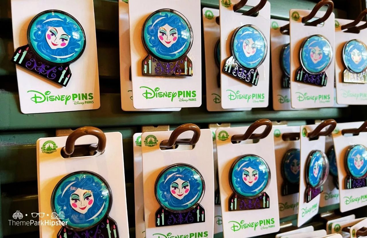 Disney Halloween Merchandise at Magic Kingdom Theme Park Madame Leota Haunted Mansion Best Disney Pins