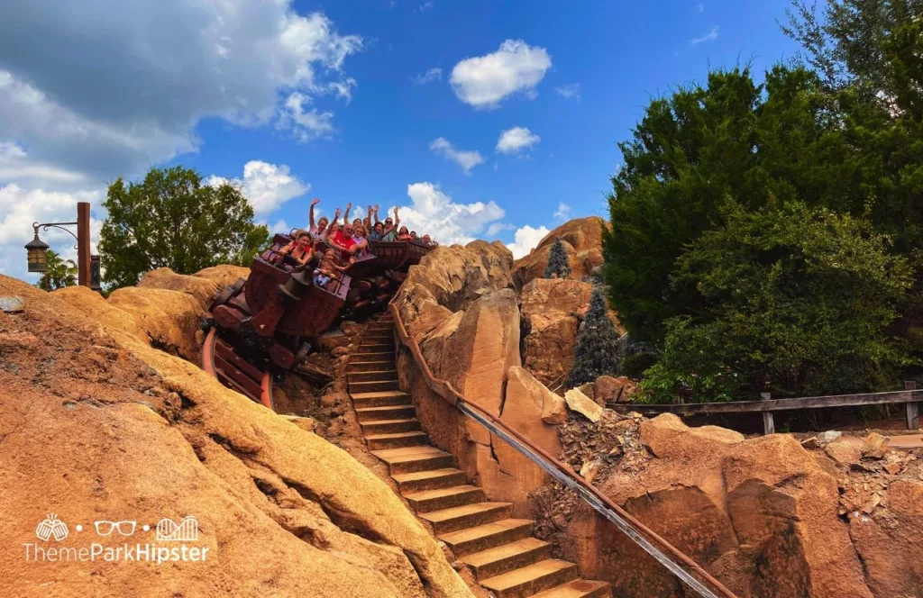 Disney Magic Kingdom Theme Park Fantasyland Seven Dwarfs Mine Train Roller Coaster Ride. Keep reading to get an understanding on Walt Disney’s Quote on Courage.