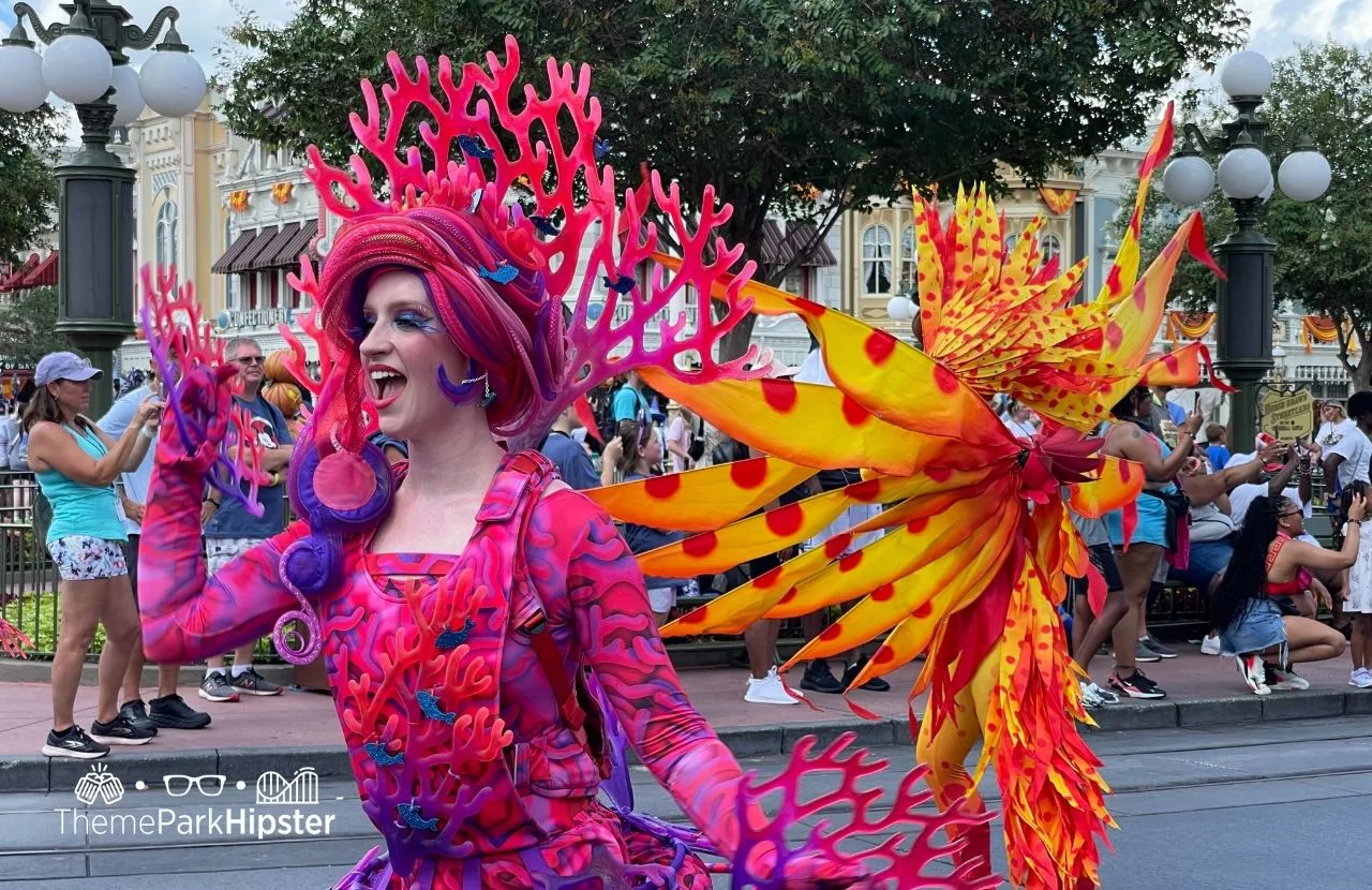 Disney Magic Kingdom Theme Park Festival of Fantasy Parade Little Mermaid. One of the best disney world experiences.