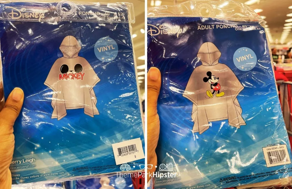 Disney Rain Poncho at Target with Mickey Mouse