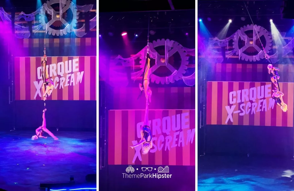 2023 Howl O Scream at Busch Gardens Tampa Bay Cirque X Scream Circus Show in Stanleyville