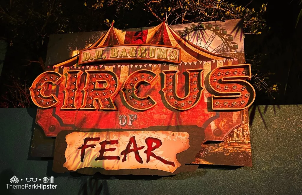 2023 Howl O Scream at Busch Gardens Tampa Bay DH Baggums Circus of Fear Haunted House maze