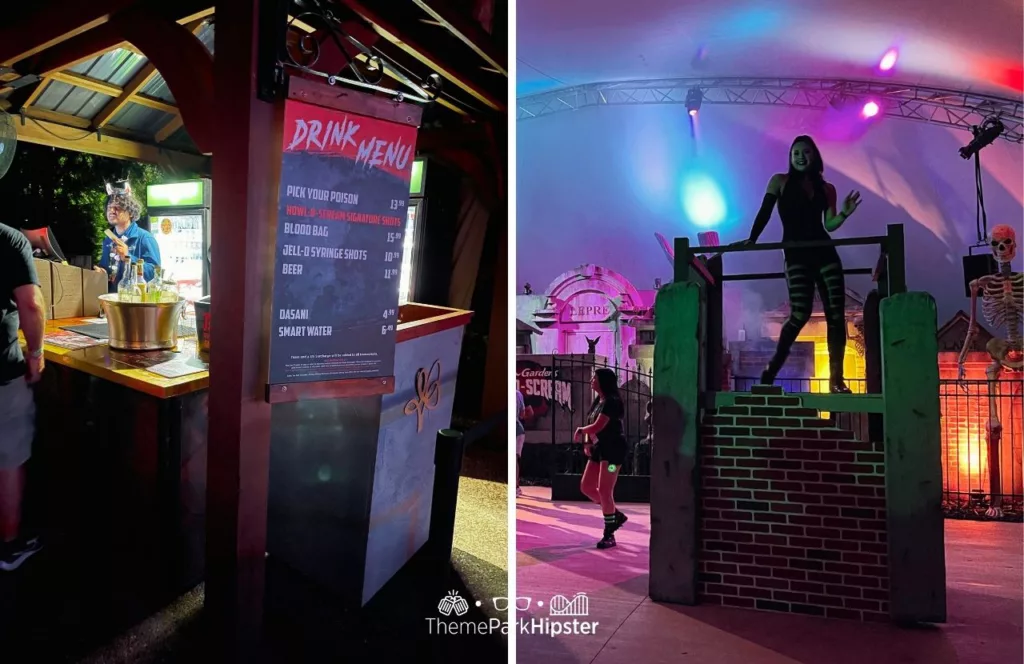 2023 Howl O Scream at Busch Gardens Tampa Bay Raveyard Dance Party and Cocktail Menu