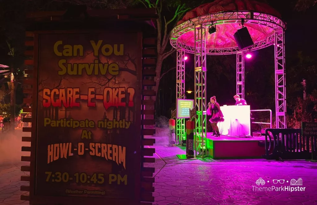 2023 Howl O Scream at Busch Gardens Tampa Bay Scare E Oke Karaoke