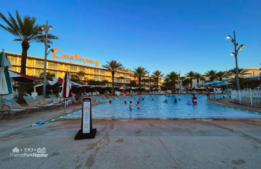 Cabana Bay Beach Resort Hotel at Universal Orlando Pool area. One of the best hotels at Universal Orlando.