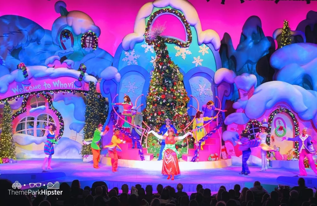 Thanksgiving Day at Universal Orlando Grinchmas Holiday Spectacular Show at Islands of Adventure