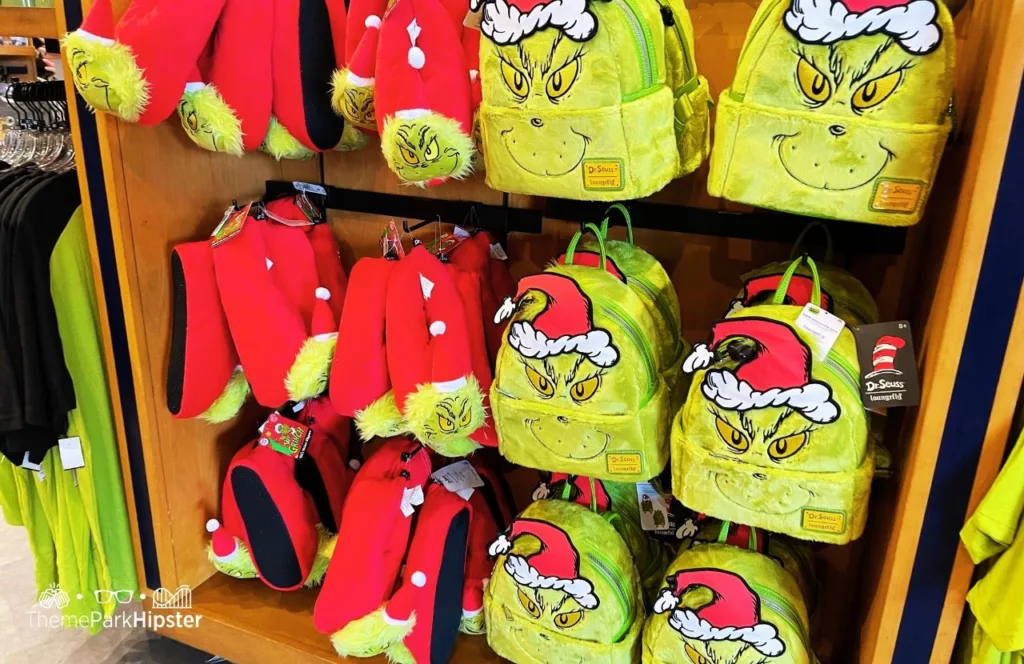Christmas at Universal Studios Orlando Florida Holiday Merchandise Grinch Loungefly Bag