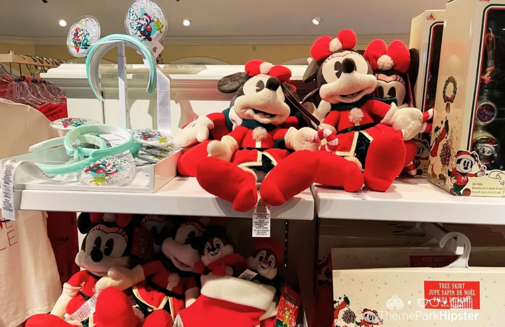 Disney Christmas Merchandise Holiday Ears and Minnie Mouse Plush