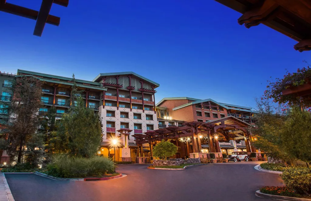 Disney’s Grand Californian Hotel & Spa at Disneyland where you can get the Brioche French Toast