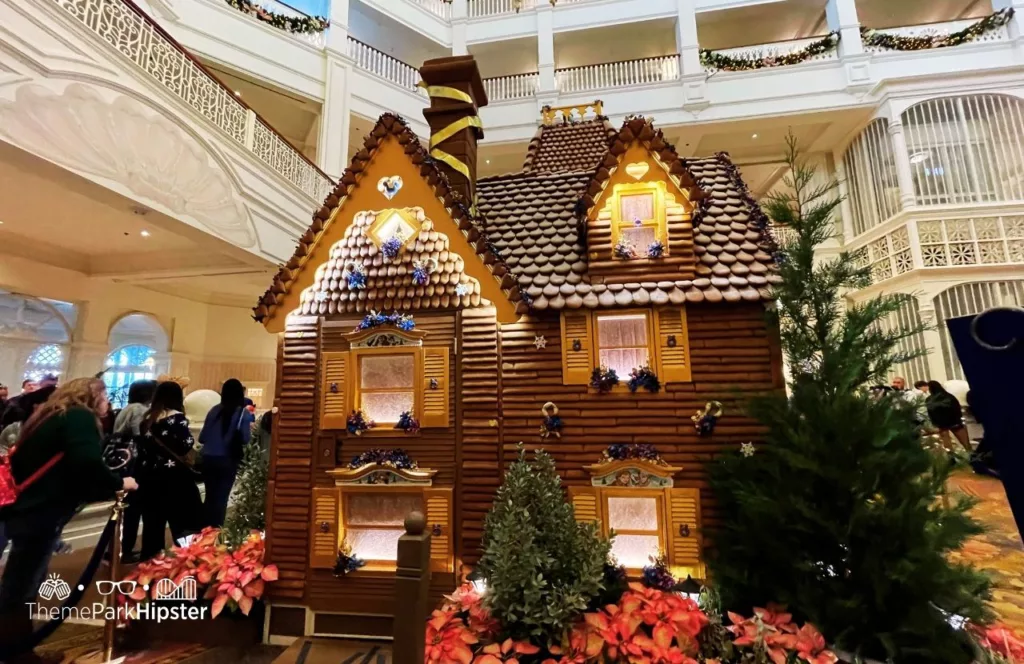 Grand Floridian Gingerbread House at Disney at Christmas.