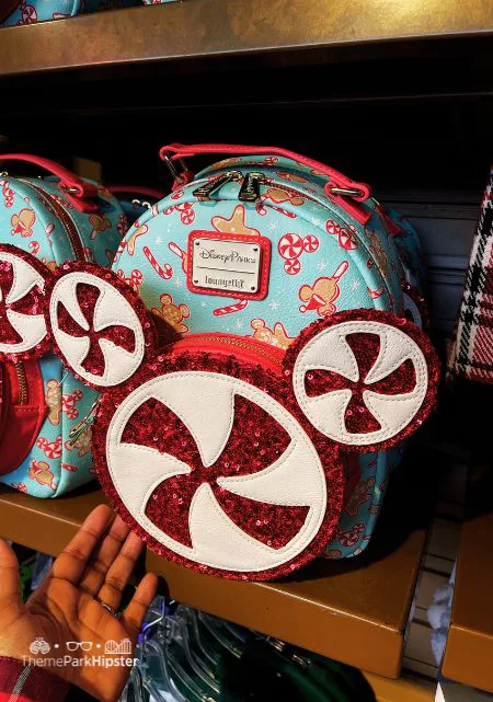 Holiday Loungefly Purse Bag at Disney Christmas at Epcot Festival of the Holidays