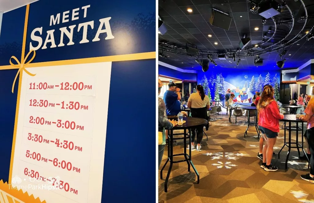 2023 Meet Santa Claus at Disney Christmas at Epcot Festival of the Holidays Schedule 