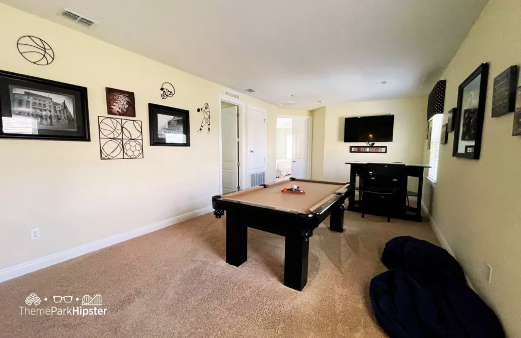 Pool Room 5 Bedroom Villa at Encore Resort Review. One of the best vacation home rentals near Disney World