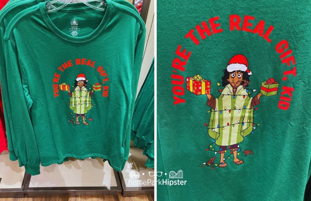 Bruno Green Holiday Sweater. One of the best Disney Christmas sweater gifts!