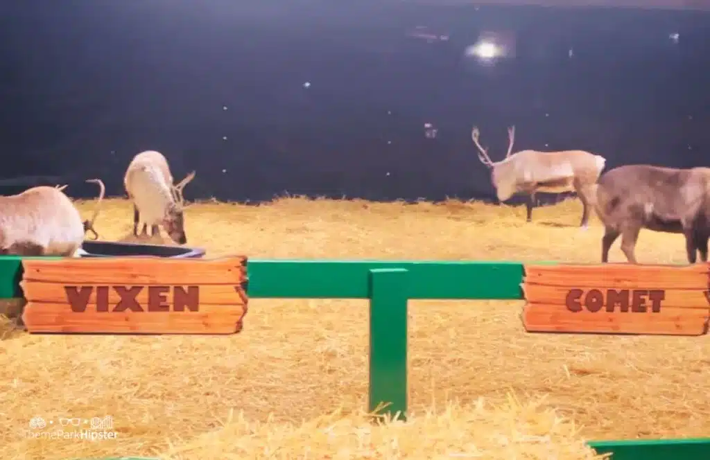 2023 Christmas at Hersheypark Candy Lane Santa's Reindeers Vixen and Comet