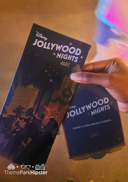 Guide Map for Hollywood Studios Jollywood Nights Christmas Celebration at Disney World