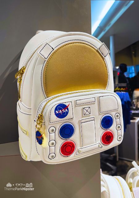 Backpack bag Holidays in Space Christmas at Kennedy Space Center Florida on a Cloudy Day