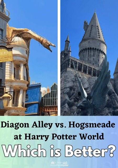 Diagon Alley vs. Hogsmeade at Harry Potter World