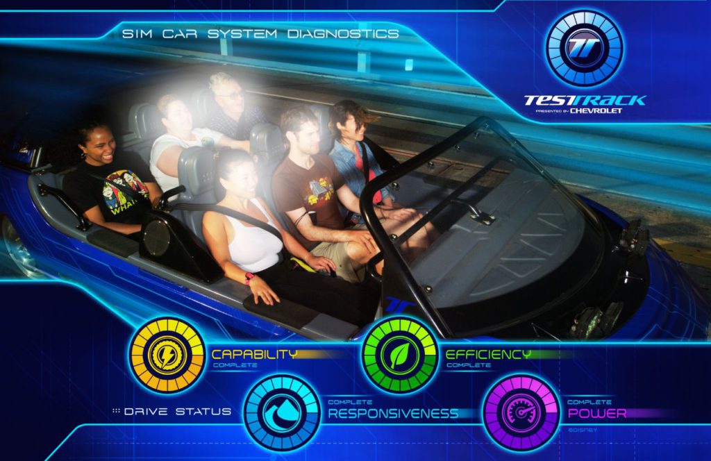History of Test Track Ride at Epcot with NikkyJ on the car ride. Keep reading to get the full guide on the best Single Rider Lines at Disney World.